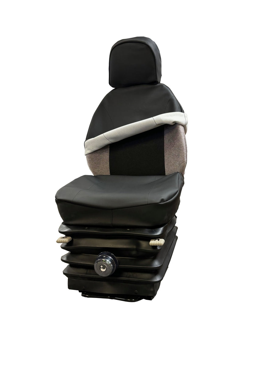 Low Back Backhoe Seat Cover - 20x20" Canvas Or Vinyl, Made In USA - Foto 2