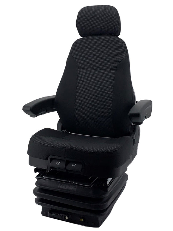 thumbnail image 2 of Geric Heavy Duty Black Canvas Seat Cover – Universal Low Back For Excavator, Loader, Tractor 2 of 6
