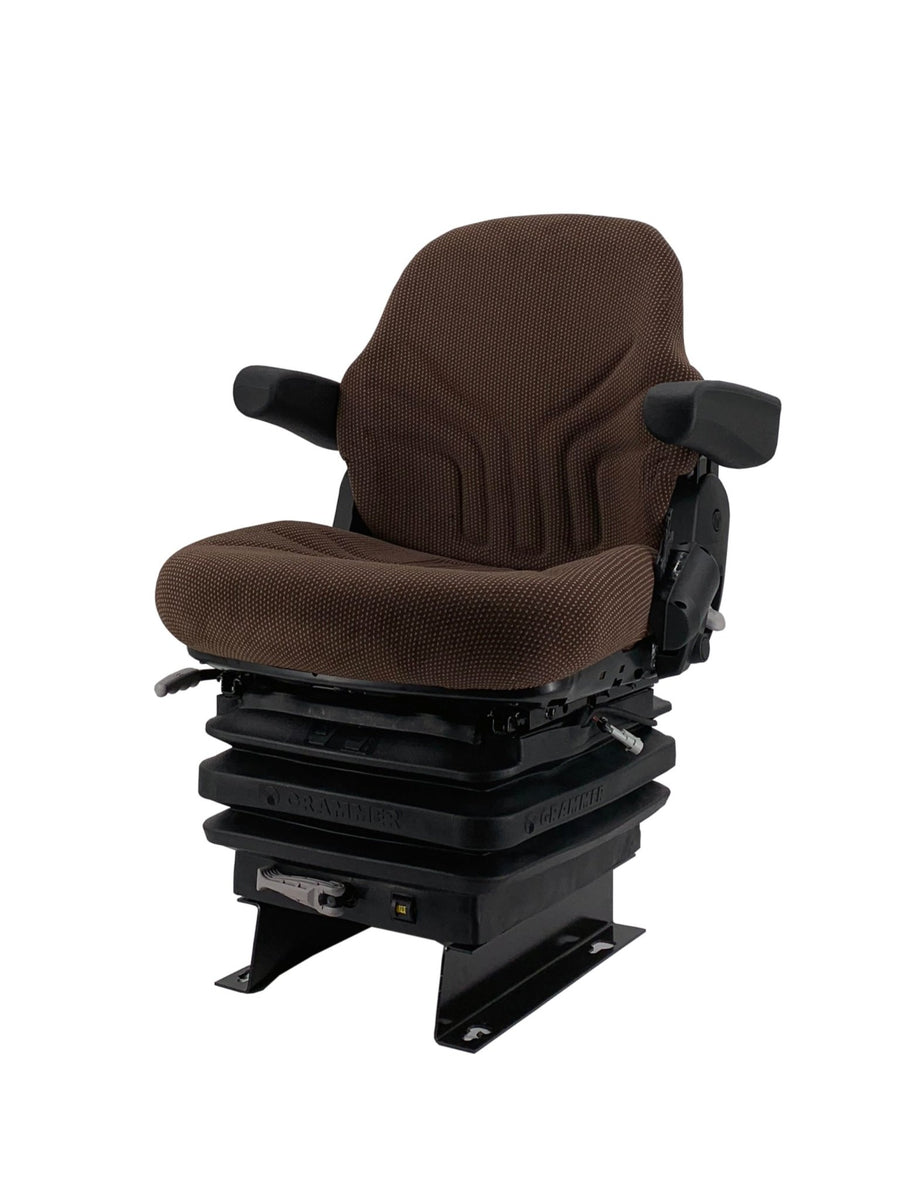 Grammer MSG85/731OPS mechanical seat w/Arms – TN Heavy Equipment Parts