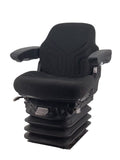 Grammer MSG95/731 Tractor Seat U 12V w/Arms - TN Heavy Equipment Parts